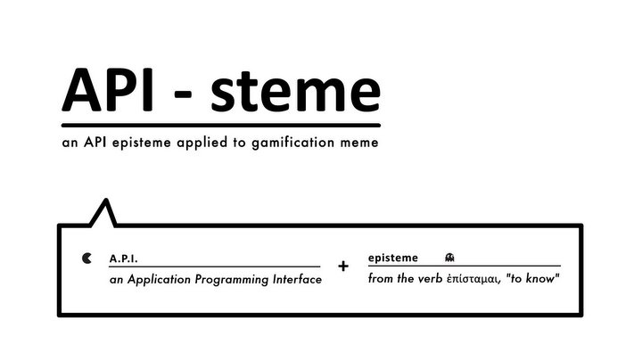An episteme diffused by an API (aka API-education, Gamification, Gameducation, MMOedu)
